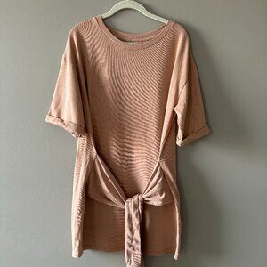 Bershka Peach sweater dress size S
